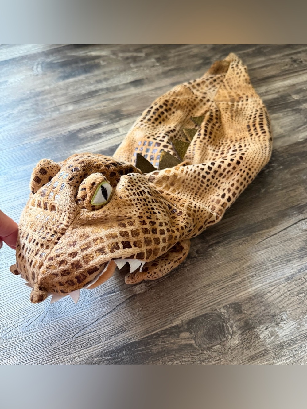 Crocodile Alligator Reptile dog Halloween costume size medium